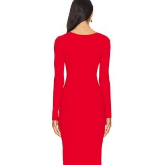 Good American Virgo Maxi Dress in Grenadine003 - Picture 3 of 10